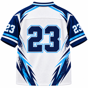 OEM/ODM Service Breathable Sublimated Mesh <b>Football</b> Jerseys Short Sleeve Custom Team Name/Number 100% Polyester Fabric Printed - Product Image 3