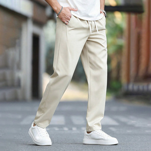 <b>Mens</b> Autumn Mid Track <b>Pants</b> Custom ODM Lightweight 100% Cotton Fleece Athletic Joggers Sportswear Logo Export Pakistan - Product Image 6