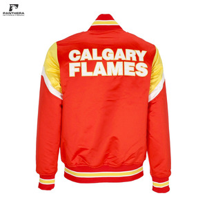 Veste de club de baseball personnalisée, finition satinée avec broderie de logo haut de gamme, fabricant de vêtements en gros - Product Image 4