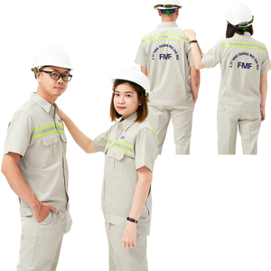 MEILLEURE VENTE ensemble de vêtements uniformes de style de travail chantier de construction ferme vêtements de travail soudeurs costume combinaison pantalon-FMF usine-quantité minimale de commande FAIBLE - Product Image 4