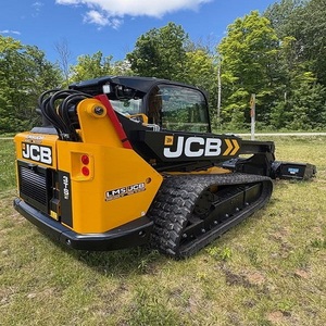Mini-chargeuse sur pneus JCB pour projets de construction et d'aménagement paysager, moteur Caterpillar, roulement, boîte de vitesses, pompe hydraulique - Product Image 5