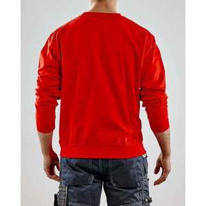 เสื้อสเวตเชิ้ตผู้ชาย คอกลมแบบคลาสสิก ผ้าด้านในเนื้อนุ่ม ปลายแขนเสื้อแบบริบ และทรงหลวมใส่สบายทุกวัน - Product Image 5