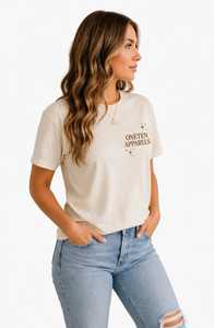 เสื้อยืดผู้หญิงฤดูร้อน ONE TEN Apparels สีกรมท่า ผ้าฝ้ายนุ่ม สวมใส่สบาย แขนสั้น ระบายอากาศได้ดี คุณภาพสูง ปรับแต่งโลโก้ได้ คอกลม - Product Image 3