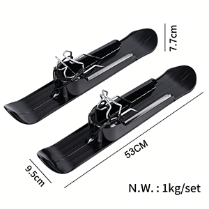 Plaque de <span class=keywords><strong>ski</strong></span> convertible robuste multifonction <span class=keywords><strong>pour</strong></span> enfants, vélo, poussette, fauteuil roulant, sécurité extérieure – Vente directe usine - Product Image 2