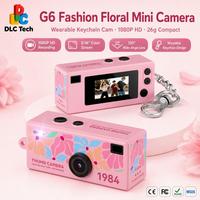 DLC Grosir Kamera Mini G6 Thumb 1080P HD Perekam Video Gantungan Kunci Layar 0.96 Inci Kamera Aksi Saku Vintage Pasokan Massal
