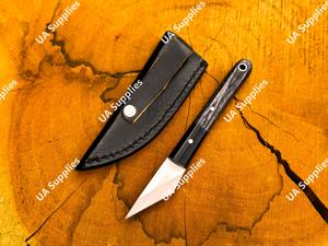 Cuchillo Kiridashi de Hoja Fija Full Tang, Acero Inoxidable, Mango de Madera, Cuchillo Utilitario EDC para Cuello, Venta al por Mayor OEM ODM, Múltiples Colores OEM - Product Image 2