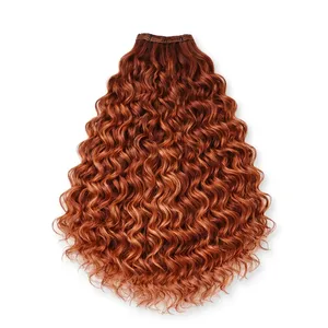 Long Reddish Curly <b>Full</b> <b>Lace</b> <b>Wig</b> With Baby Hair Swiss <b>Lace</b> Base Remy Human Hair Customize Size - Product Image 1