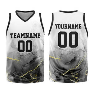 Maillots de basket-ball en gros de la meilleure qualité, nouveau style, maillots de basket-ball en mesh sublimé de haute qualité pour le sport - Product Image 1