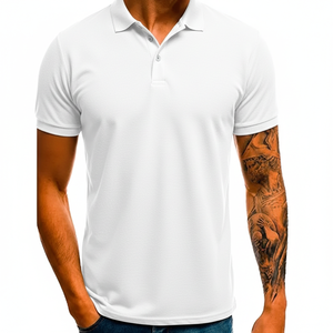 Camiseta Polo Personalizada al por Mayor con Logotipo, Polo de Manga Corta para Hombre, Jersey de Algodón Liso, Polos Promocionales Multicolores de Alta Calidad - Product Image 3