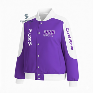 Chaqueta de Carreras de Sarga de Algodón NCNW Sorority para Mujer, Chaqueta Universitaria de Béisbol para Deportes de Motor, Chaqueta de Carreras de Alta Velocidad para Motociclistas - Product Image 2