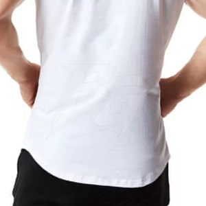 T-shirts de sport pour hommes, anti-transpiration, légers, séchage rapide, tricotés, 260 grammes, coupe ajustée, respirants, en Spandex/Polyester pour la remise en forme - Product Image 6