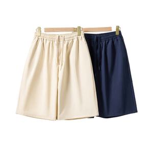 Pantalones Cortos Deportivos de Verano para Hombre, Diseño Personalizado con Logotipo Bordado, Estilo Casual y Holgado, Nueva Colección 2025, Fabricación OEM en China y Bangladesh - Product Image 1