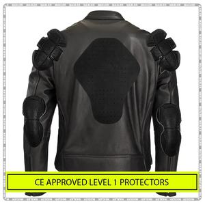 Veste de course en cuir de haute qualité pour hommes, vêtements de sport multi-saisons pour les courses d'été et d'hiver - Product Image 3