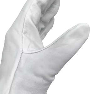 Gants de sécurité en cuir de vachette pleine fleur de haute qualité, double paume, longs, épais, anti-coupure, antidérapants, anti-chaleur, sans silicone - Product Image 4