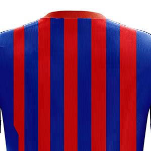 Maillot de football personnalisé imprimé turquoise premium abstrait à manches courtes respirant col rond nom et numéro personnalisés 100% - Product Image 3