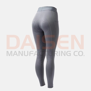 Pantalones de equitación para mujer, leggings elásticos con agarre de silicona, cintura alta, transpirables, ropa de entrenamiento - Product Image 3