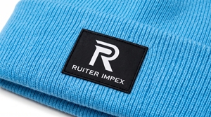 Custom Embroidered 3D Rib Knit 100% Acrylic Adjustable Beanie <b>Hat</b> <b>Winter</b> Warm Cuffed with Woven Logo for <b>Men</b> & Women - Product Image 4
