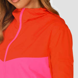Color Hooded Racer <b>Jacket</b> with Zipper and Pockets Sporty Windproof Waterproof Reversible <b>Pattern</b> Winter Wear - Product Image 3