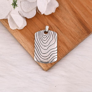 Pendentif Bohème en Argent Massif 925, Bijoux en Argent Vieilli, Fournisseur Direct pour Mariages, Pendentifs et Breloques Raffinés - Product Image 2