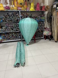 Silk Lanterns Colorful Bamboo Silk Lanterns Hanging Decor For Wedding Patio Garden Vietnam Silk Lanterns - Product Image 5