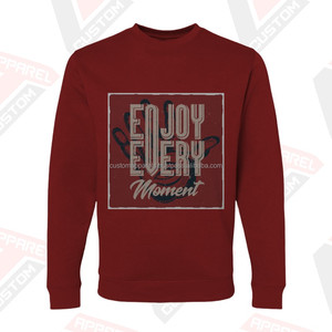 Sweat-shirt à col rond d'été en gros MCAMS04 100% coton pour hommes, vêtements de sport, impression numérique, broderie 3D, écologique - Product Image 1