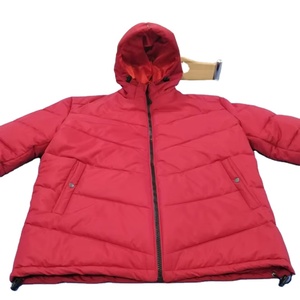 Chaqueta Acolchada Ligera de Invierno para Hombre, con Capucha, Manga Larga, Color Sólido, de Poliéster Recubierto de Lona, Aislante, Transpirable - Product Image 1