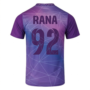 Maillots de football personnalisés en polyester à manches courtes, anti-humidité, de haute qualité, vente en gros, pas chers, uniformes rétro gris 2026 pour le football - Product Image 4