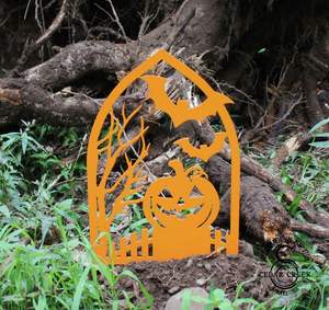 Adornos de hierro únicos para jardín de Halloween, para decoración de exteriores, creando un ambiente embrujado - Product Image 6