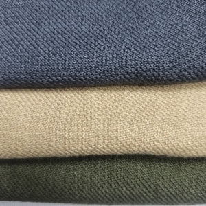 Premium Quality Carded Woven Twill <b>Fabric</b> 100% Cotton Slub Twill Both Direction <b>Medium</b> Weight 210g/m - Product Image 1