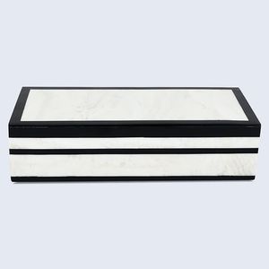 Boîte en résine élégante avec intérieur en MDF pour cadeaux, décoration de la maison et organisation décorative, boîtes de rangement décoratives - Product Image 3