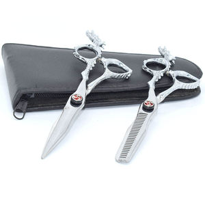 Tijeras de Peluquería para Diestros KAAMIR INSTRUMENTS, Precio al por Mayor, 32 Dientes, Hoja Afilada de Acero Inoxidable, Ligeras, para Cortar el Cabello - Product Image 3