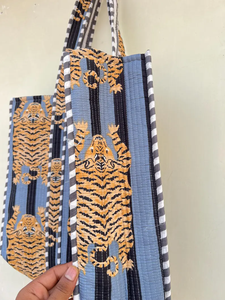 Bolso Tote Acolchado Vintage de Color Sólido, Ligero, con Parches, Gran Capacidad, Forro de Algodón Suave, Bolso de Hombro para Mujer, Venta al Por Mayor - Product Image 5