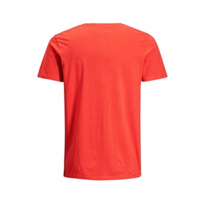 Camiseta de Hombre 100% Algodón Azul Estilo Urbano, Cuello Redondo, Manga Corta, Corte Regular, Transpirable, Tejido Jersey, Casual, Lisa - Product Image 4