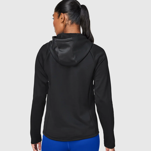 2023 automne Plaid femmes à capuche personnalisé imprimé tricoté respirant décontracté à manches longues à capuche avec des Techniques perlées - Product Image 4