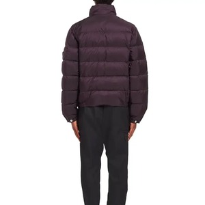 Vestes matelassées pour hommes, style tendance, logo personnalisé, fermeture éclair, coupe-vent, manches longues, fabrication sur mesure. - Product Image 2