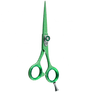 Tijeras Profesionales de Peluquería con Recubrimiento de Polvo Morado, Herramienta de Belleza con Tornillo de Tensión Ajustable y Dedales de Acero Tegra Removibles - Product Image 5