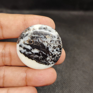 Cabujón de Jaspe Zebra Blanco y Negro de Alta Calidad, Forma Libre, Lote al por Mayor por Peso para Fabricación de Joyas - Product Image 1