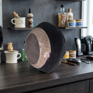 Tupé de Cabello Humano Estilo Negro con Base Mono y Textura de Ondas Profundas para Hombres - Product Image 3