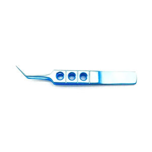 Pinzas de microligadura vascular de titanio azul de 7.5 mm con mandíbulas lisas de 4.5 mm y 8.5 cm (3.3 pulgadas) de Grip Surgical - Product Image 2