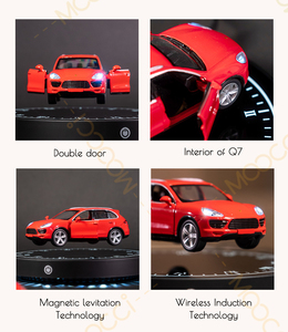 Modèle de Voiture P 1:36 avec Double Ouverture de Portes, Élégant pour la Décoration de Bureau, Cadeaux, Voiture Moulée Sous Pression à Lévitation Magnétique pour les Passionnés - Product Image 6