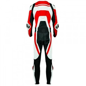 Leather Suit for Motorcycle Auto Racing Wear Customized Top Design High Quality Men Motorbike Suit - Product Image 3