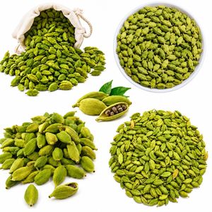 AQUA VRIKSHA Cardamomo Verde Premium 5-6 mm |   Elaichi Entero Natural |   Cardamomo Indio de Calidad de Exportación |   Proveedor Mayorista - Product Image 3