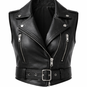 Chalecos de Cuero Curtido Transpirable OEM para Mujer - Moda Otoñal, Pedidos al por Mayor Directamente del Fabricante - Product Image 4