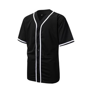 Camiseta de Béisbol Premium para Hombre, con Logotipo Personalizado, Manga Corta, Cierre de Botones, Ropa Deportiva para Prácticas de Equipo y Juegos de Liga Competitiva - Product Image 3