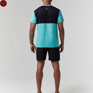 Conjunto de Camiseta y Pantalones Cortos Deportivos Personalizados con Logotipo OEM, Ropa Deportiva Informal de Poliéster y Elastano - Product Image 6