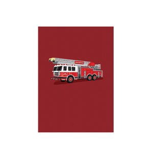 Tarjeta de Felicitación 3D Pop-Up de Camión de Bomberos con Diseño Personalizado para el Día del Padre y Cumpleaños - Arte en Papel Viet - Product Image 5