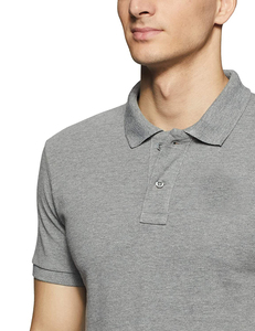 เสื้อโปโลผู้ชายผ้าปิเก้หนา 240 GSM ผ้าฝ้าย 100% สไตล์สมาร์ทแคชชวล สตรีทแวร์ รับผลิตตามแบบ OEM แบรนด์ส่วนตัว โรงงานผู้ผลิต - Product Image 3