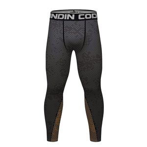 Pantalon cargo bleu à taille élastique avec plusieurs poches, coupe droite décontractée, respirant, en toile mi-lourde - Product Image 4