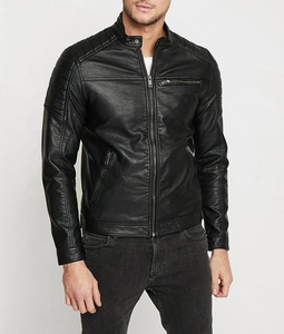 100% Genuine Leather Winter Streetwear Jacket <b>Sherpa</b> <b>Lined</b> Waterproof Breathable & Quick Dry for Men - Product Image 1