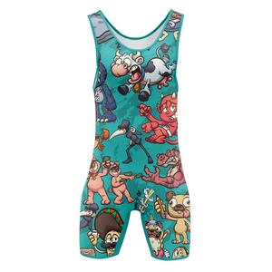Nuevo Singlet de Lucha Libre para Hombre de Alta Calidad, Uniforme de Lucha Libre Personalizado al por Mayor - Product Image 2